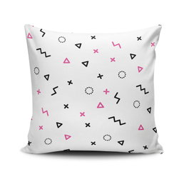 Aberto Design NKLF-282 Funda de Cojín, 50% Algodón / 50% Poliéster, 43 x 43 cm, Cierre Cremallera Oculta